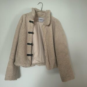 Zara Tan Sherpa Jacket